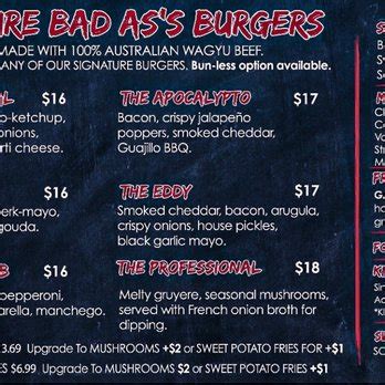 BAD ASS BURGERS Updated January Photos Reviews