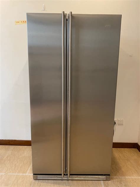 Smeg Side By Side Refrigerator Tv And Home Appliances Kitchen