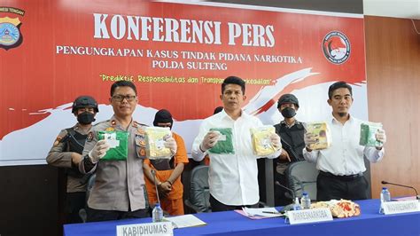 Kg Sabu Jaringan Internasional Berhasil Diungkap Polda Sulteng Dalam