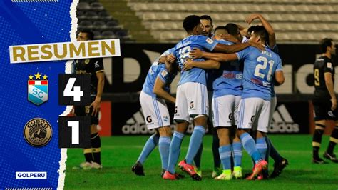 Resumen Sporting Cristal Vs Cusco Fc 4 1 Liga1betssonxgolperu Youtube