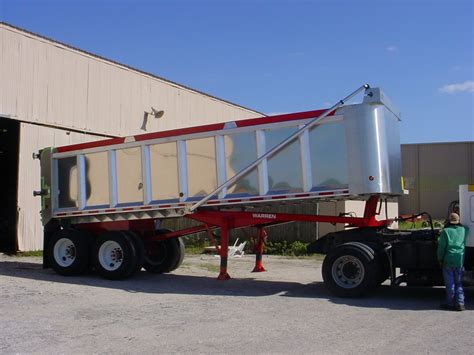 Aluminum Body Steel Quarter Frame Dump Trailers Warren Trailers