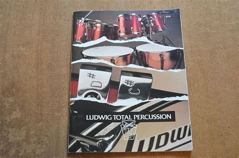 Ludwig drums vintage catalog booklet brochure. 1985 | Reverb