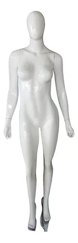 Kit De Manequins De Fibra Feminino Branco Fosco Parcelamento Sem Juros