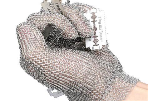 Xxs Xxl L Protection Safty Stainless Steel Mesh Safety Gloves For