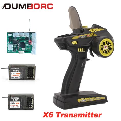 DumboRC X6 Transmitter 2 4G 6CH With Integrated Control Board X6FG