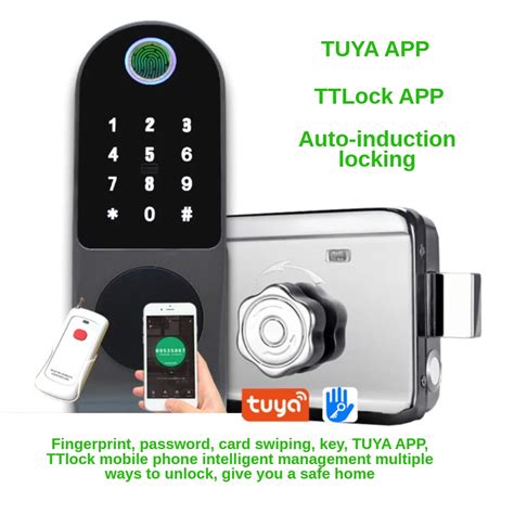 Tuya Cerradura Inteligente Ttlock Cierre Con Huella Dactilar De Doble