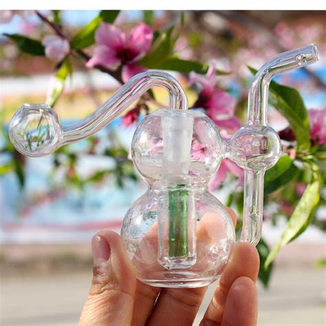 Buy Mini Glass Smoking Pipe Glass Oil Burner Water Portable Water Pipe Glass Oil Pipe Bubbler