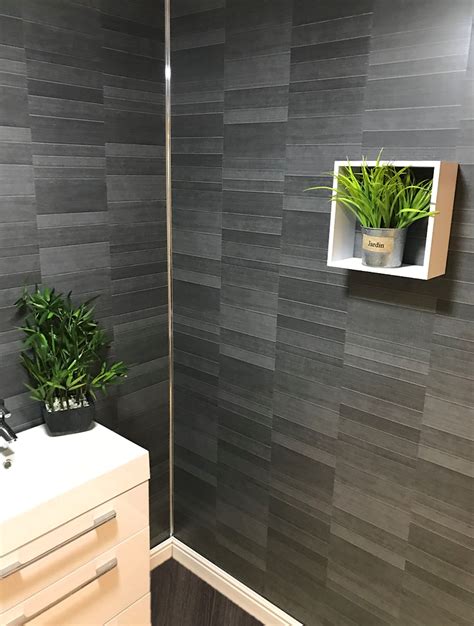 Dbs Carbon Modern Tile Effect Bathroom Wall Panels Kitchen Cladding