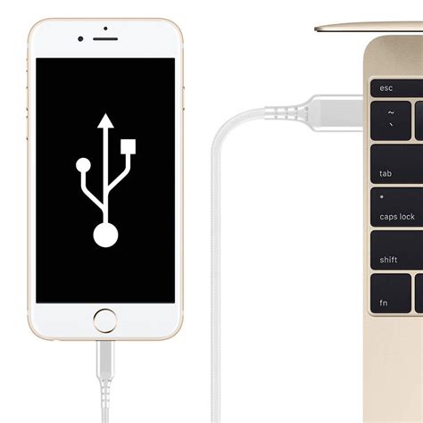 USB A Naar Lightning Kabel Aansluiting 1 USB A Male Aansluiting 2