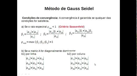 Método Gauss Seidel Youtube