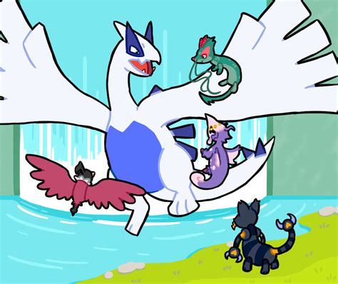 Lugia Appears by xigzagoon on DeviantArt