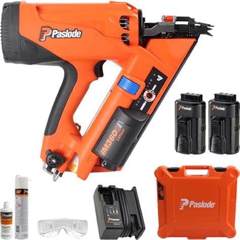 Paslode IM360Ci 2 Batteries Lithium First Fix Framing Nail Gun