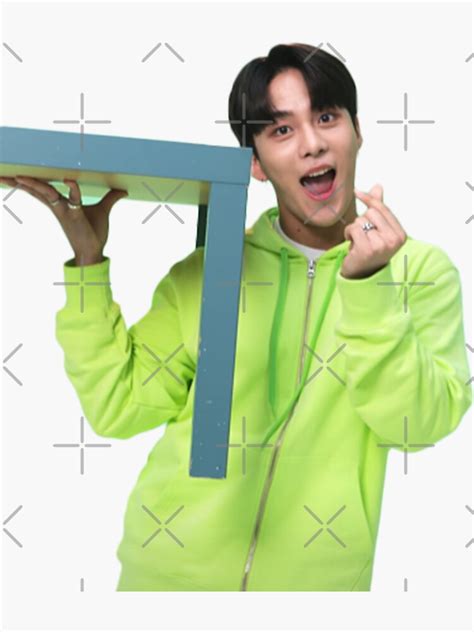 Ateez Cute Jongho Holding Table Sticker For Sale By Kpopishopi