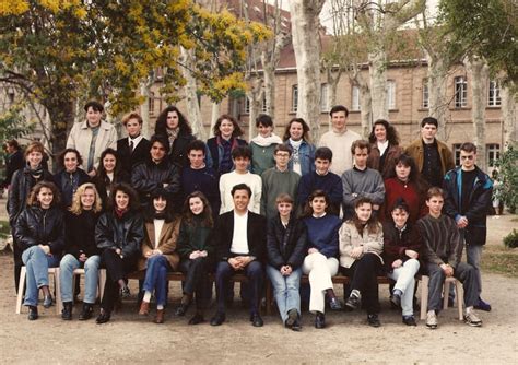 Photo De Classe Bon Secours 1ère Gb Perpignan De 1992 Lycée Notre Dame