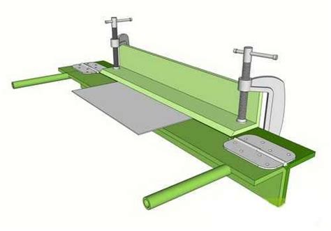 Модель самодельного листогиба | Metal bending tools, Metal fabrication ...