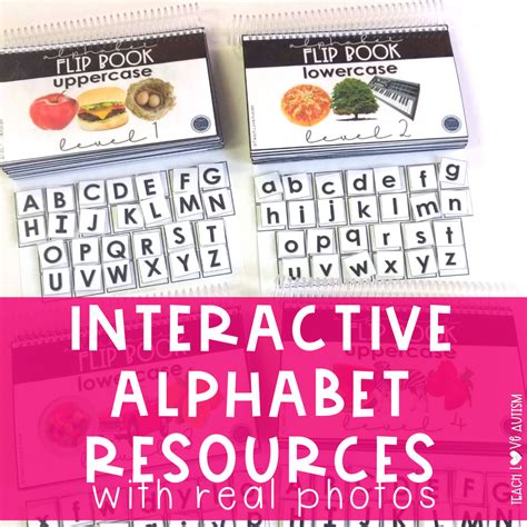 Easy Ways To Teach The Alphabet With Pictures Teach Love Autism