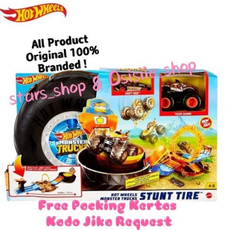 Jual Hotwheels Monster Truck Stunt Tire Playset Original Hot Wheels Di Seller DENTA TOYS