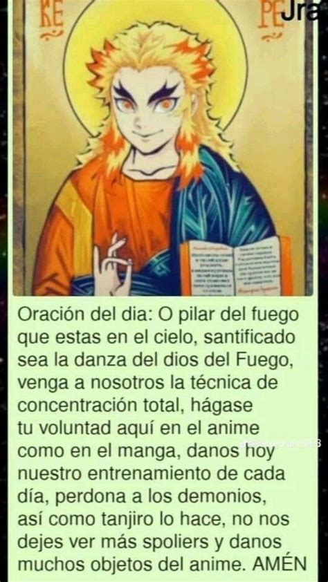 Rengoku Dios Escenas Divertidas Oraci N Del D A Dia Del Otaku