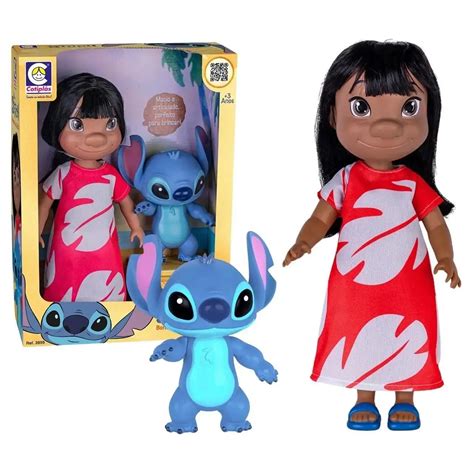 Boneca Lilo e Stitch Disney Cotiplás - Fátima Criança