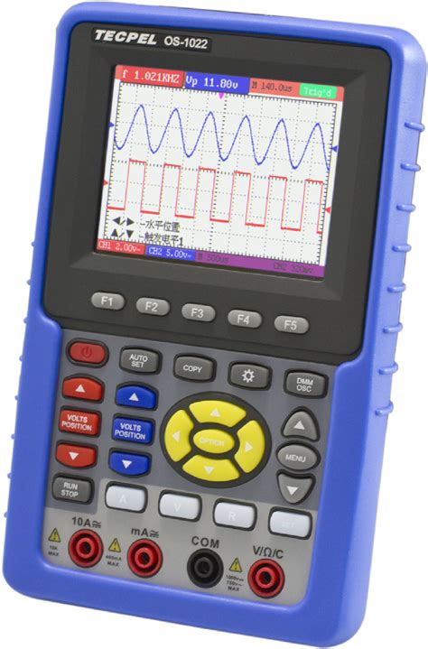 Handheld Oscilloscope Multimeter Dual Channel Mhz Os Tecpel