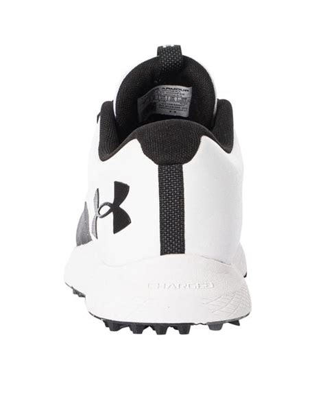 Under Armour Charged Draw 2 Spikeless Golf Shoes In White For Men Lyst