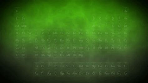 Breaking Bad Style Periodic Table Loop Motion Backgrounds Periodic