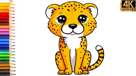 APRENDER A DIBUJAR JAGUAR FACIL COMO DIBUJAR UNA JAGUAR KAWAII