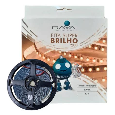 Led 12v Alto Brilho - Fita LED Alto Brilho HAI 3000K 6W/m 12V Uso Interno Rolo 5m 5612 - Gaya ...
