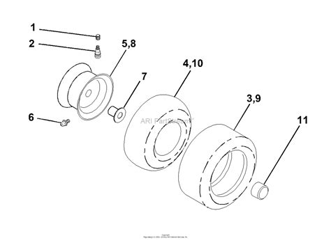 Husqvarna Yth A Parts Diagram For Wheels Tires