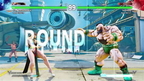 Sfv Chun Li Vs Zangief Youtube