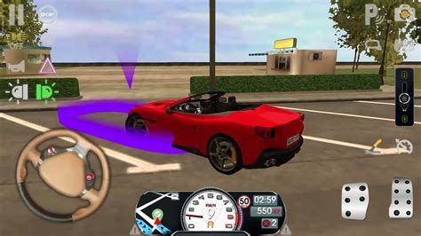 Red Car Driving Game Android New Car Parking Gameplay Youtube