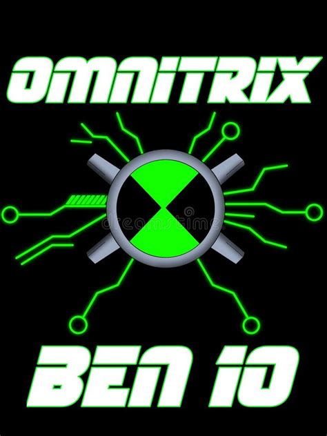 Ben 10 Omnitrix Watch Stock Illustrator Art Stock Illustration