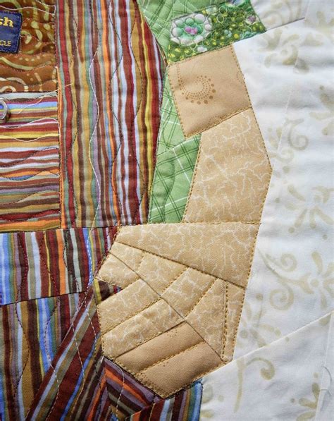 Quilted Fabric with Colorful Patterns