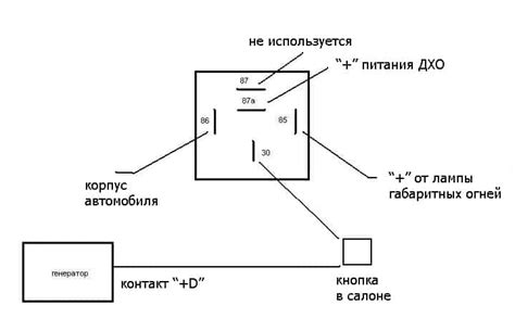 Схема подключения дхо через 5 контактное реле на ваз 2106 - 88 фото