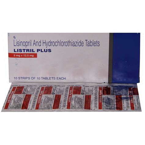 Listril Plus Tablet 10 S Price Uses Side Effects Composition