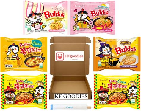Amazon Samyang Buldak Hot Spicy Chicken Ramen Noodle Korean Stir Fried Ramen 6 1