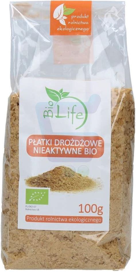 Bio Life Life Płatki Drożdżowe Nieaktywne Bio 100G Ceny i opinie