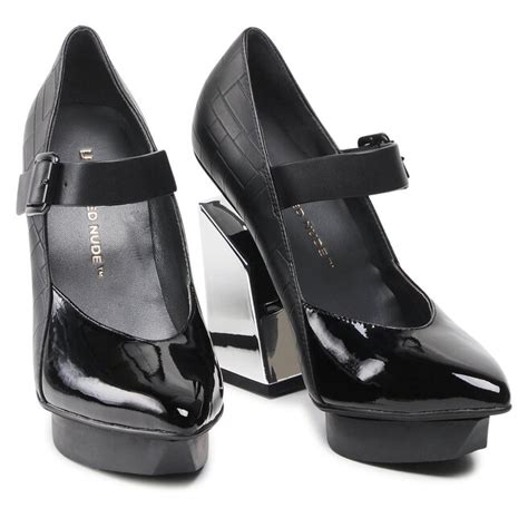 Zapatos Bajos United Nude Arix Mary Jane Hi Black Zapatos Es