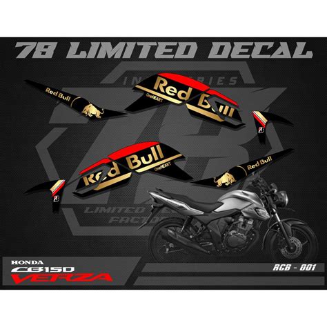 Jual Stiker List Striping Motor Honda CB Verza Custom Desain Racing