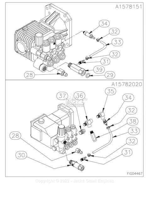 Northstar 15782020d Parts Diagram For Pump Assemblies