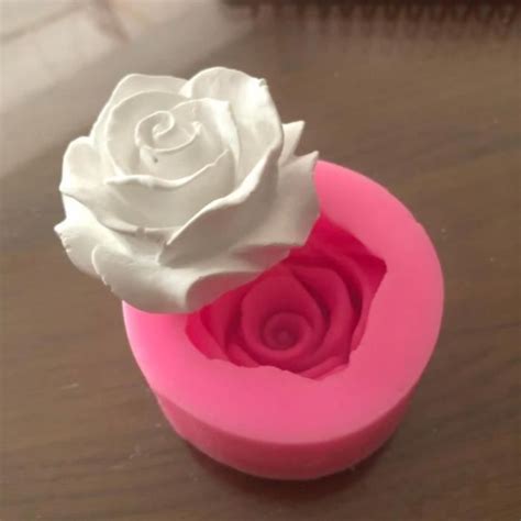 MOULE A MODELER A Moule à gâteau 3D en Silicone en forme de Rose