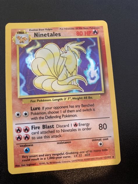 Karty Pokemon TCG Base set Ninetales Poznań Kup teraz na Allegro