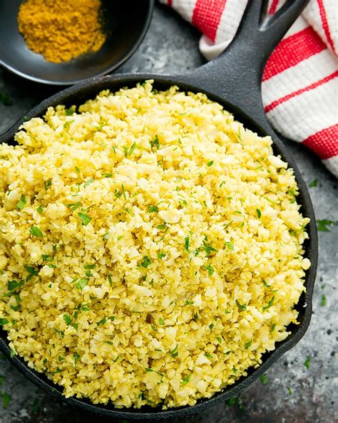 Curry Cauliflower Rice Kirbie S Cravings