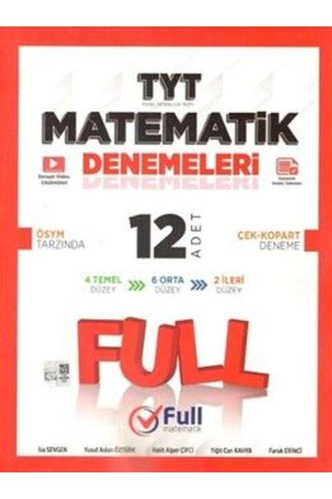 FULL YAYINLARI Full Matematik Yayınları TYT Matematik 12 x 40