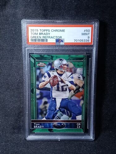 Topps Chrome Green Refractor Tom Brady For Sale Online Ebay