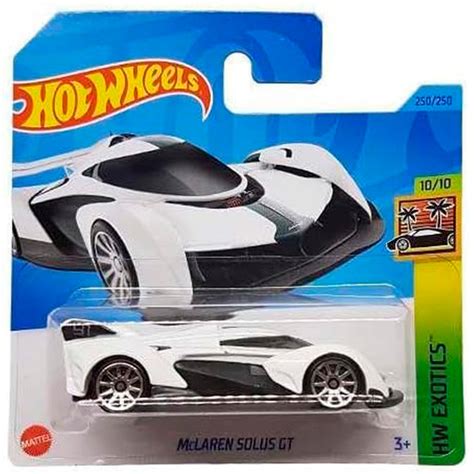 Игрушечная машинка Hot Wheels коллекция HW EXOTICS модель McLAREN SOLUS GT масштаб