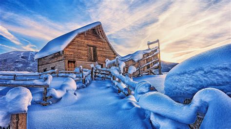 Winter Cottage Wallpapers - Top Free Winter Cottage Backgrounds ...