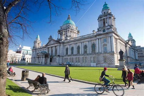 Download Majestic View Of The Historic Belfast Castle Northern Ireland