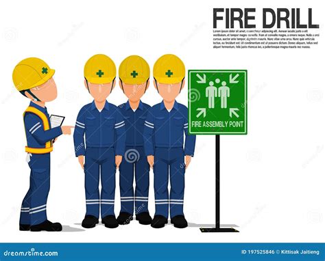 Fire Assembly Point Icon Vector Illustration | CartoonDealer.com #197073284