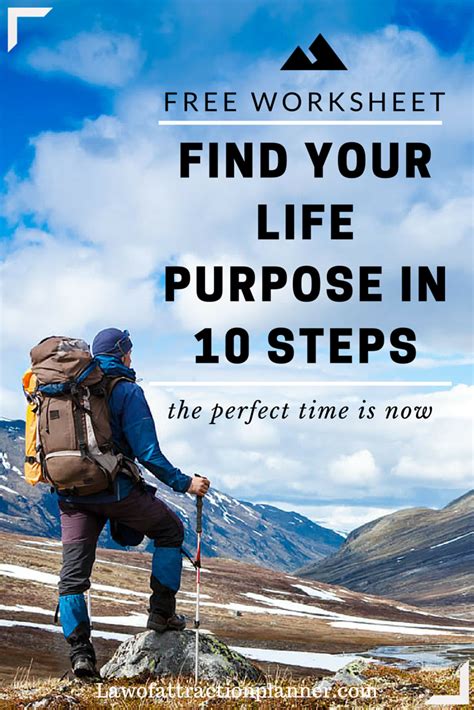 Find Your Life Purpose In 10 Steps Free Worksheet Download Now